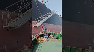 Boarding the officers to the vessel from Paradip port (a memorable trip)