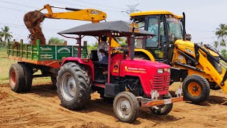 Mahindra 585 di power plus tractor with fully loaded trolley | John Deere tractor power | CFV