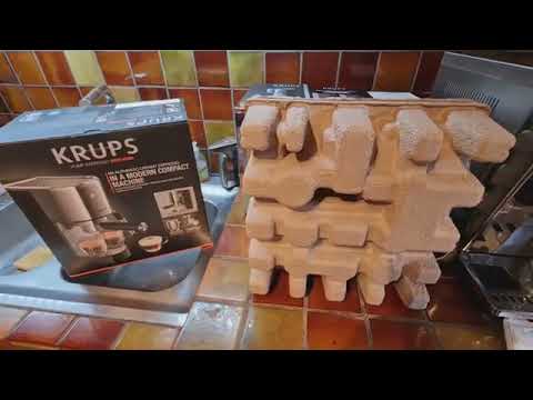KRUPS Machine expresso Virtuoso Inox Automatique Compacte 2 tasses Buse vapeur, Belle, Très peu larg
