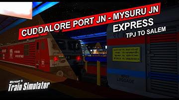 🔴LIVE | PART - 2 || 16231 - CUDDALORE PORT JUNCTION MYSURU EXPRESS IN MSTS LP DUTY || #msts #train