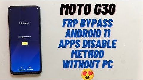Moto G30 FRP Bypass | Easy Method Without PC | Google Account Unlock (2025)