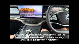DENZA D9 how to upgrade DVR recorder front rear
