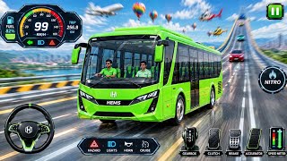 Crazy Bus Mega Ramp Impossible Racing - Bus Stunts Racing - Bus Simulator 3D -Android Gameplay screenshot 5