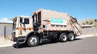 Older Phoenix Bulk Trash Trucks