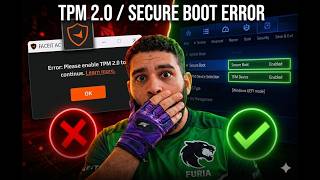ERRO TPM 2.0 e SECURE BOOT no CS2? Resolva em 2 Minutos!