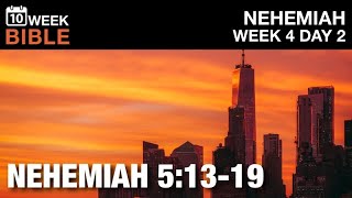 Appointed Governor | Nehemiah 5:13-19 | Week 4 Day 2 Study of Nehemiah