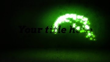 intro firefly swarm title