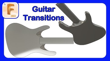 Modeling Tricky Guitar Transitions with CAD | Chris Broderick Pro Series CAD Modeling with Fusion360