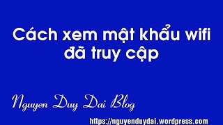 Hướng dẫn xem pass wifi đã truy cập screenshot 4