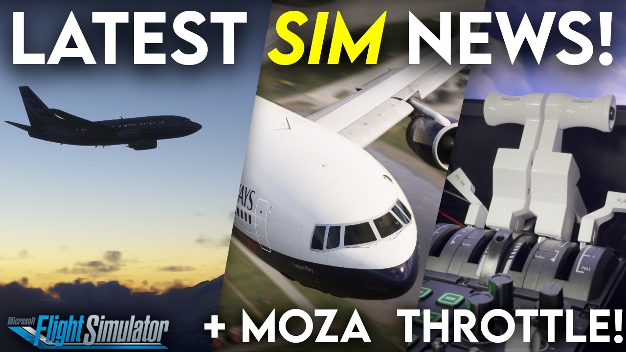 Последние новости из мира авиасимуляторов: PMDG 737-600, демонстрация возможностей Moza Throttle ...