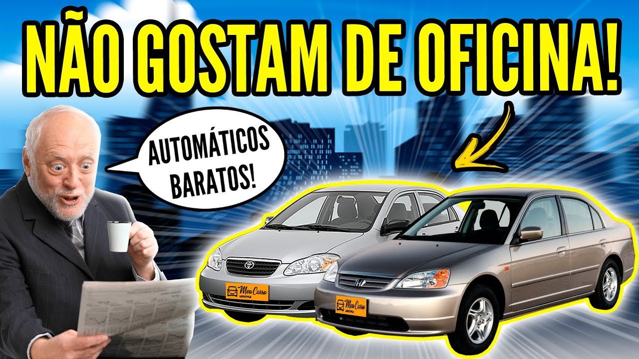 CARROS EXCELENTES, AUTOMÁTICOS e BARATOS!