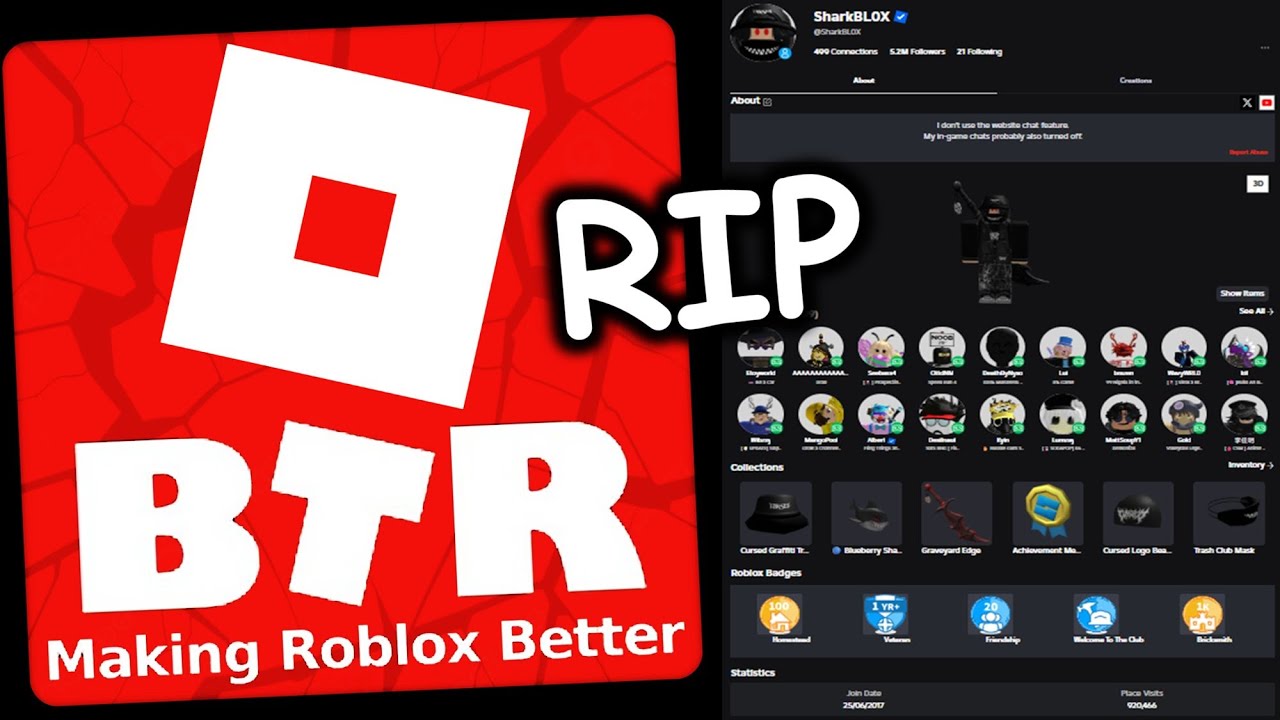 The BTRoblox Extension Is Dead... (ROBLOX NEWS)