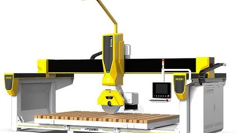 HTQ5-650A  5 Axis CNC Bridge Saw For Kitchen Countertops