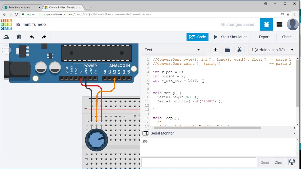 5.7.2 - Conversão - parte 2 (Curso Arduino Aula 42) - YouTube