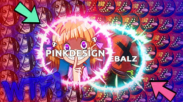 HOW TO MAKE AGAR.IO THUMBNAILS LIKE BUBBLEBALZ, CLASSY & MORE | PinkDesign