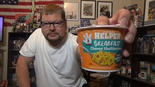 Tank Tries Hamburger Helper Breakfast Cheesy Hashbrowns