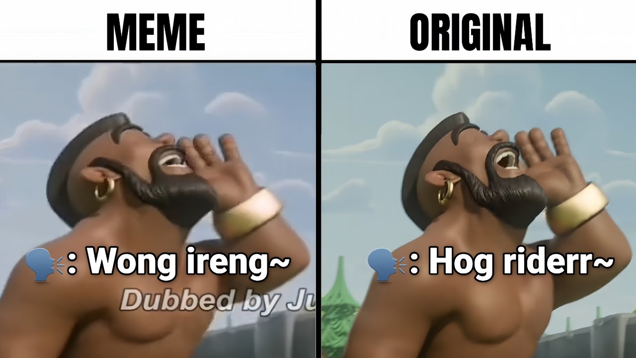 Meme Dubbing Vs Original 😂