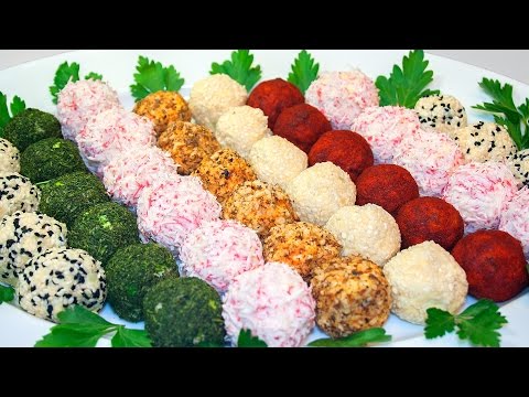 Праздничная закуска «Сырные шарики» 5 вкусных рецептов!