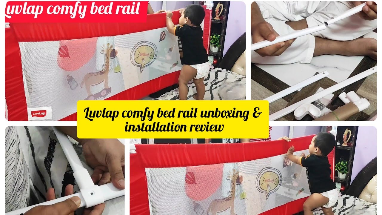 Luvlap comfy bed rail unboxing and installationBest bed rail for babyLuvlap bed rail