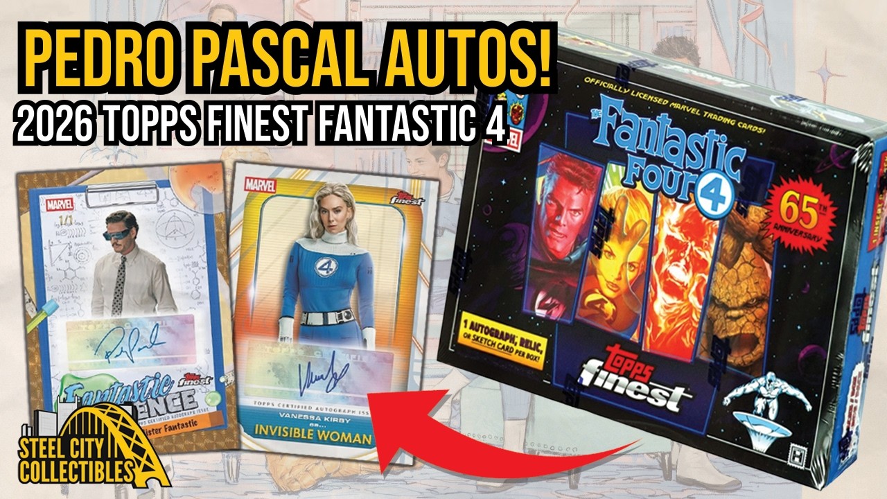 2026 Topps Finest Fantastic Four Hobby 8-Box Case | Steel City