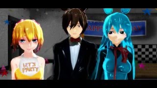 MMD FNAF Somebody That I Used To Know Freddy,Bonnie,Chica