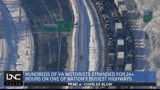 Hundreds of VA Motorists Stranded on Interstate 95 Due to Snowstorm