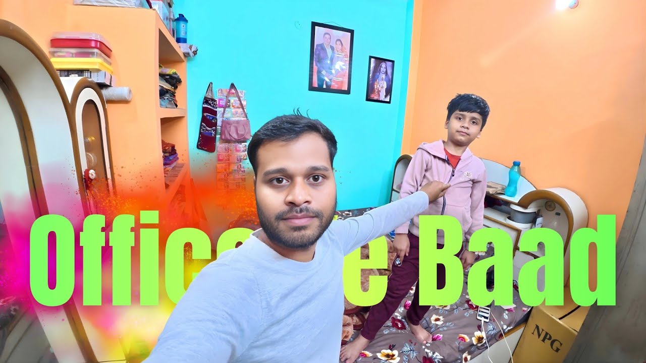 Office Se Ghar Aaya Aur Shuru Hui Vloging 🎥| Evening Family Vlog ❤️