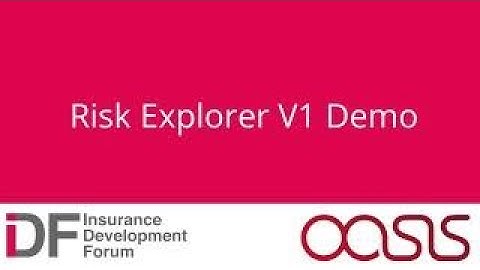 IDF Oasis Risk Explorer - v1 Tropical Cyclones