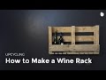 Make a Wooden Pallet Wine Rack | Upcycling Make a Wooden Pallet Wine Rack | Upcycling