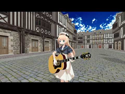 【MMD VR180】ジャーヴィス　ギター弾き語り　｢Les Champs-Élysées｣