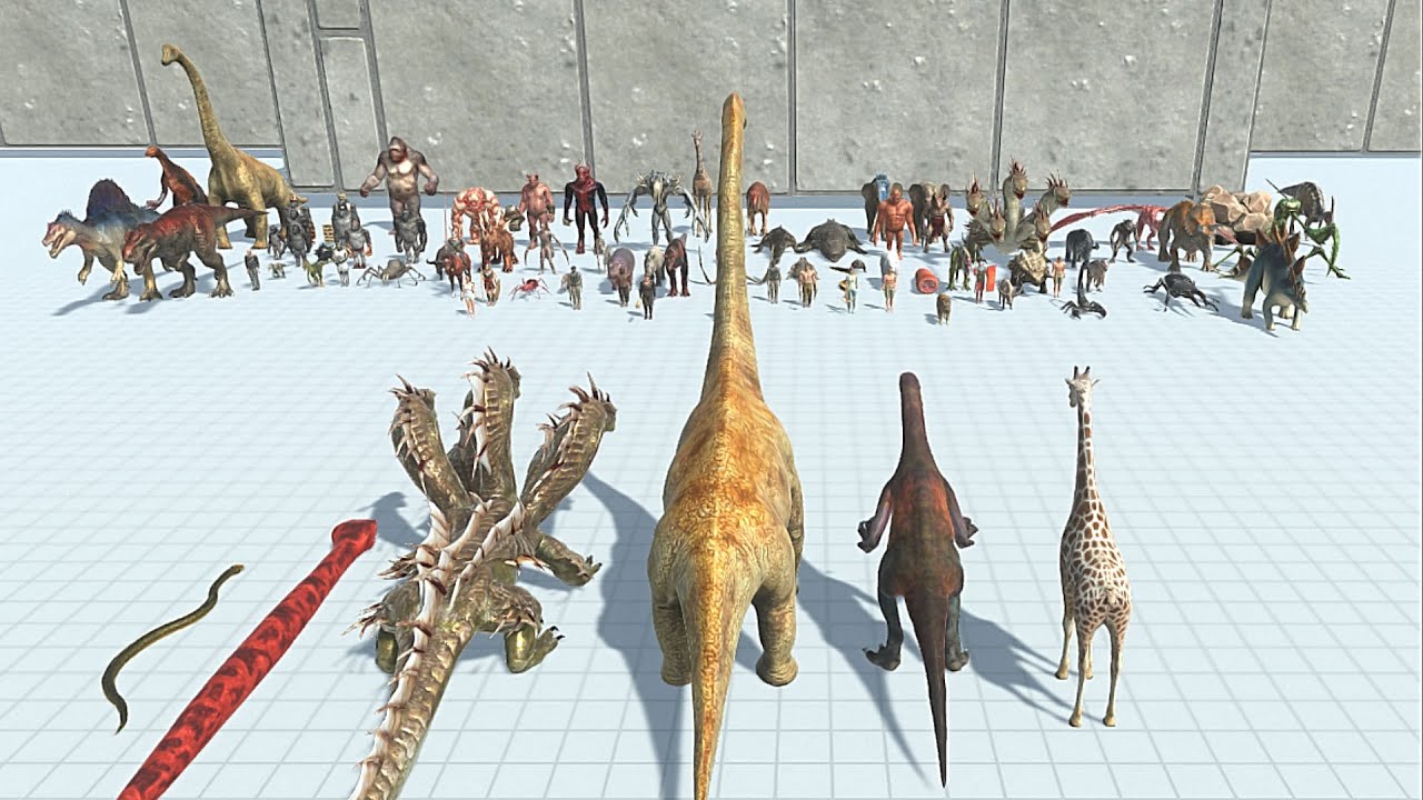 long-neck-units-vs-every-faction-animal-revolt-battle-simulator-youtube