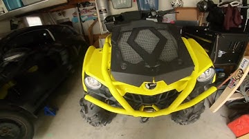 Can Am XMR Warn Winch Synthetic Rope Install