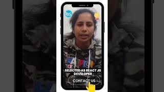 Selected As react JS Developer #reactjs #reactnative #mongodb #html #software #mongodbatlas #mongodb