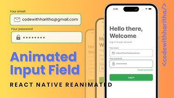 Animated input field with react native reanimated