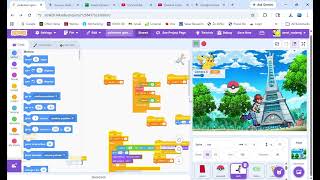 pokemon game  on Scratch   Google Chrome screenshot 4