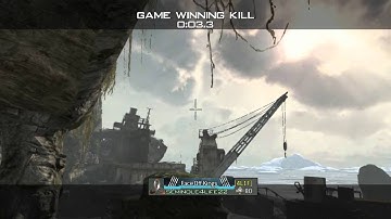 MW3- Another cross map throwing knife on Aground
