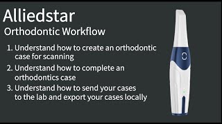 Orthodontic scanning workflow