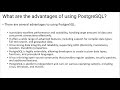 #advantages of  #postgresql  #dba #onlineclasses #training @1dbconsultant @skydba