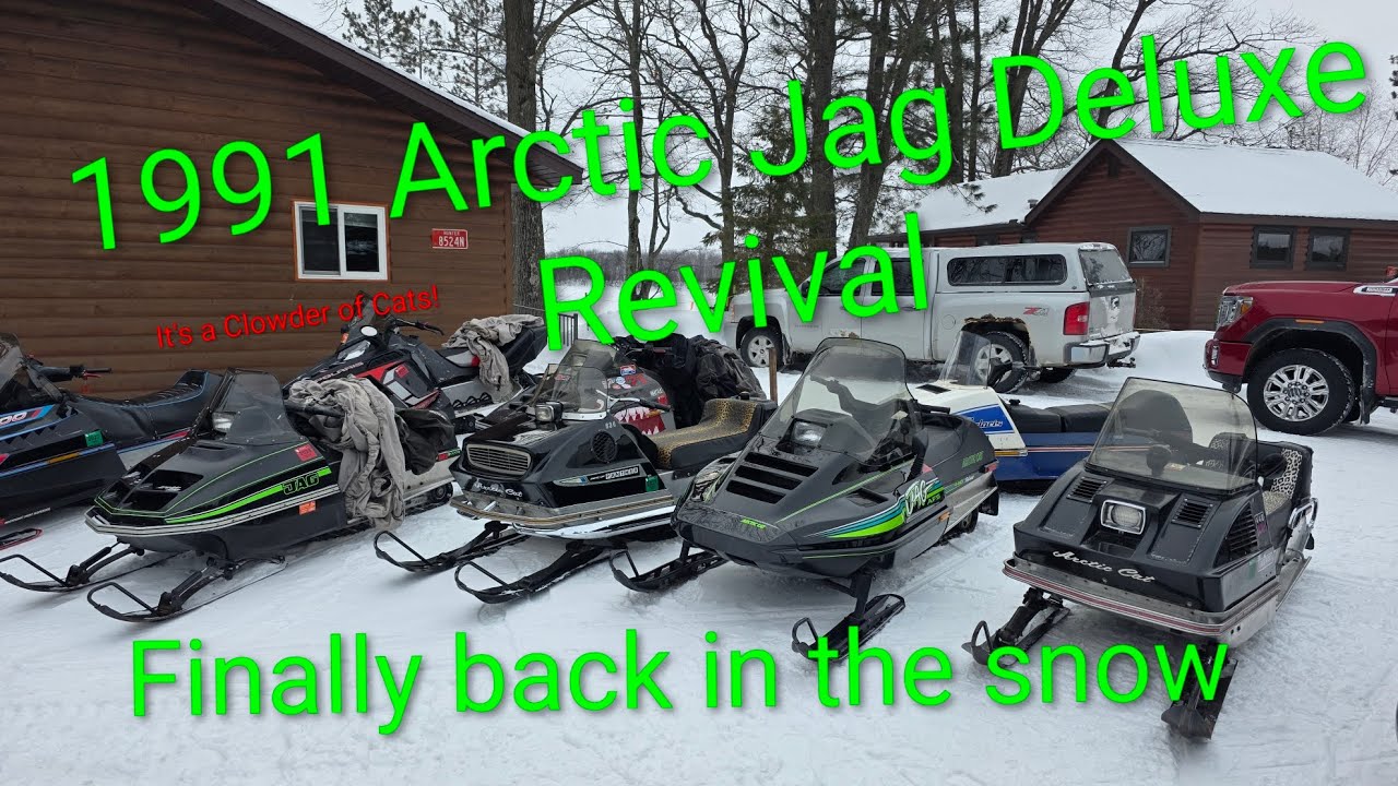 The 91 Jag is back to putting tracks in the snow!