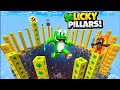 ¡TODO puede pasar en LUCKY PILLARS! 🍀 | Minecraft 09/28
