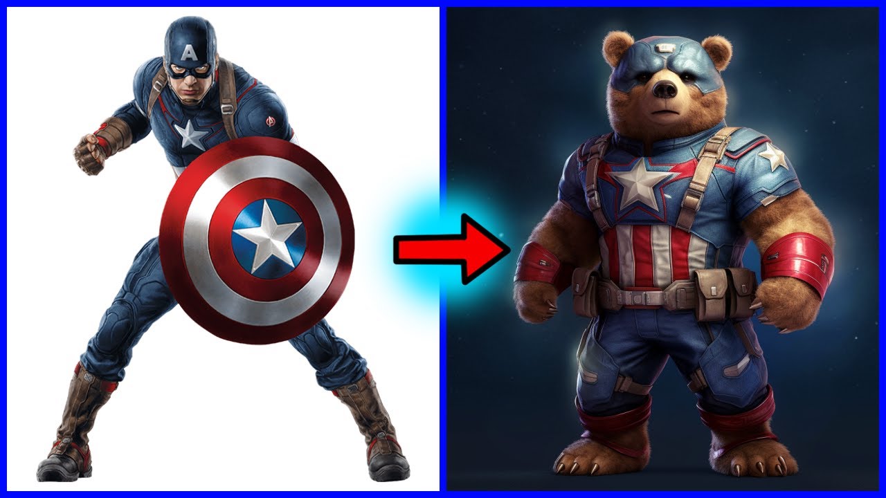 SUPERHEROES 🔥 but Bears 💥 All Characters (Marvel & DC). FULL VERSION ...