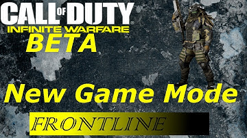 NEW GAME MODE IN INFINITE WARFARE BETA (FRONTLINE)
