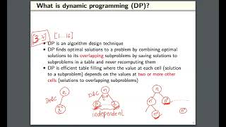 20  Dynamic programming