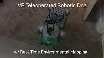 VR Robo Dog Teleoperation Demo - Unitree Go2 Quadruped & Stereolabs Real-Time Spatial Mapping