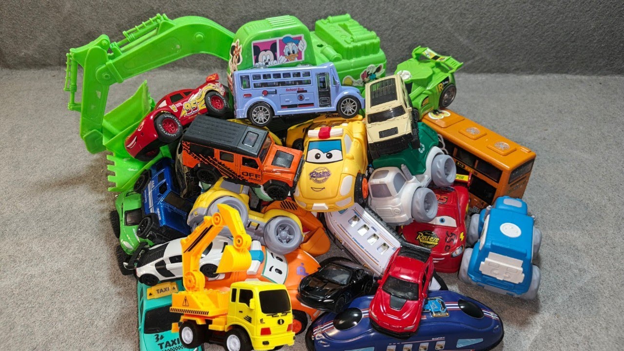 7:40 Minutes Satisfying With Unboxing Different Size Transport Vehicles Toys| ASMR | Unboxing Review