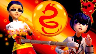 [चमत्कारी गुबरैला] Tomoe Tsurugi gets the Dragon Miraculous 🐉 [Miraculous Ladybug] screenshot 4