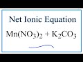 Net Ionic Equations and Spectator Ions