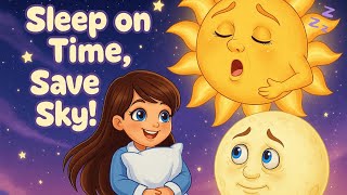 The Sleepy Sun and the Restless Moon | Kids Books Read Aloud - NEW English Bed Story