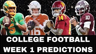 College Football Week 1 2026 Predictions