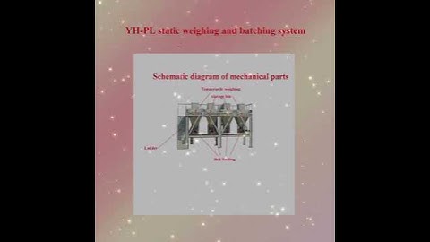 YH-PL  static weighing and batching system